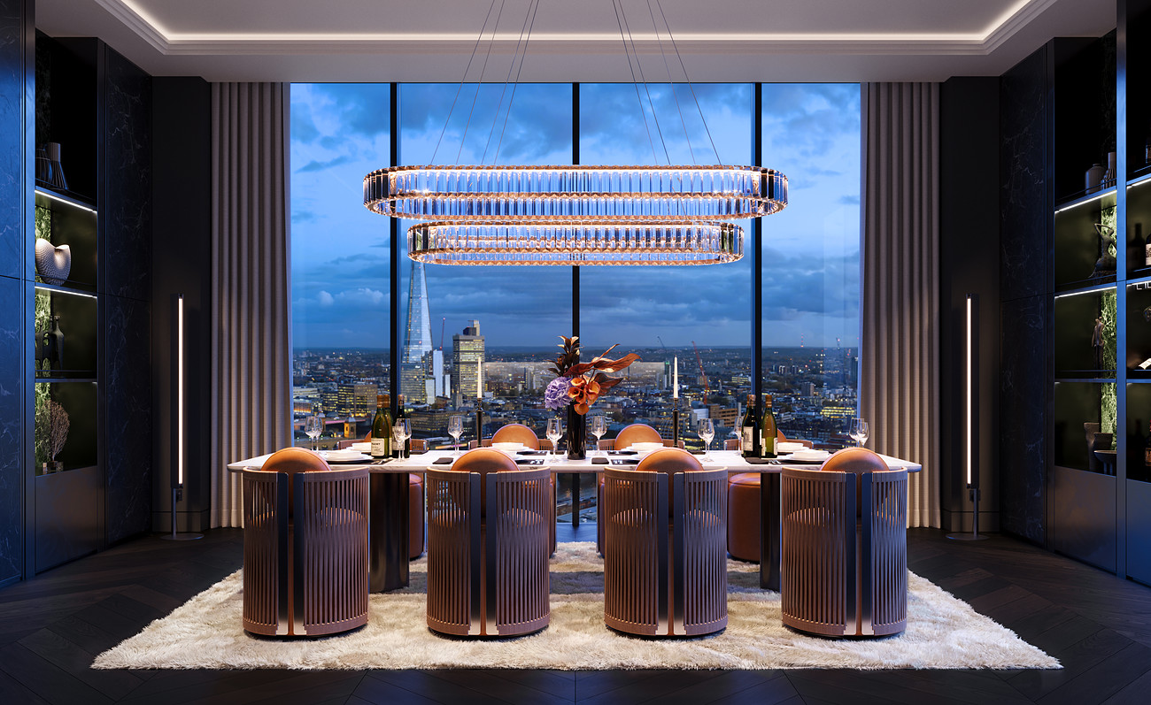 evening dining with a view